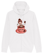 pentru mame moderne - Momlife in a sea of caffeine Hanorac cu fermoar Unisex Connector