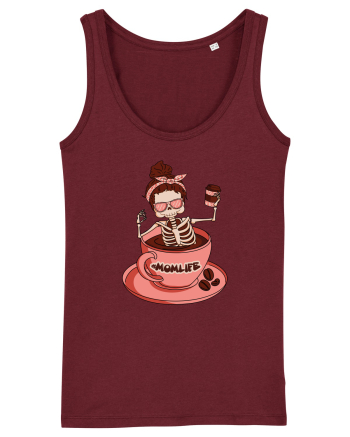 pentru mame moderne - Momlife in a sea of caffeine Burgundy