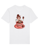 pentru mame moderne - Momlife in a sea of caffeine Tricou mânecă scurtă Unisex Rocker