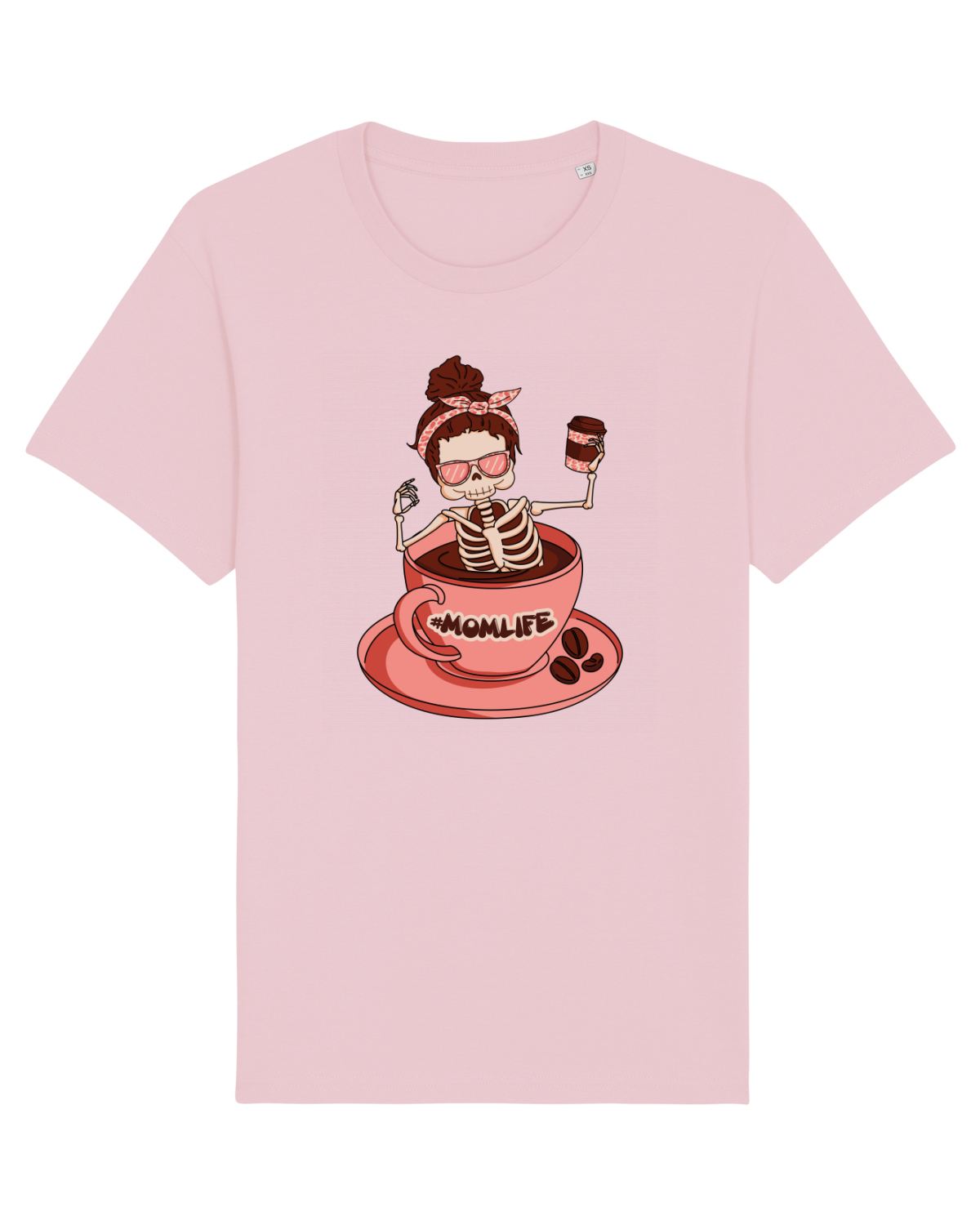 Tricou mânecă scurtă Unisex Rocker Cotton Pink