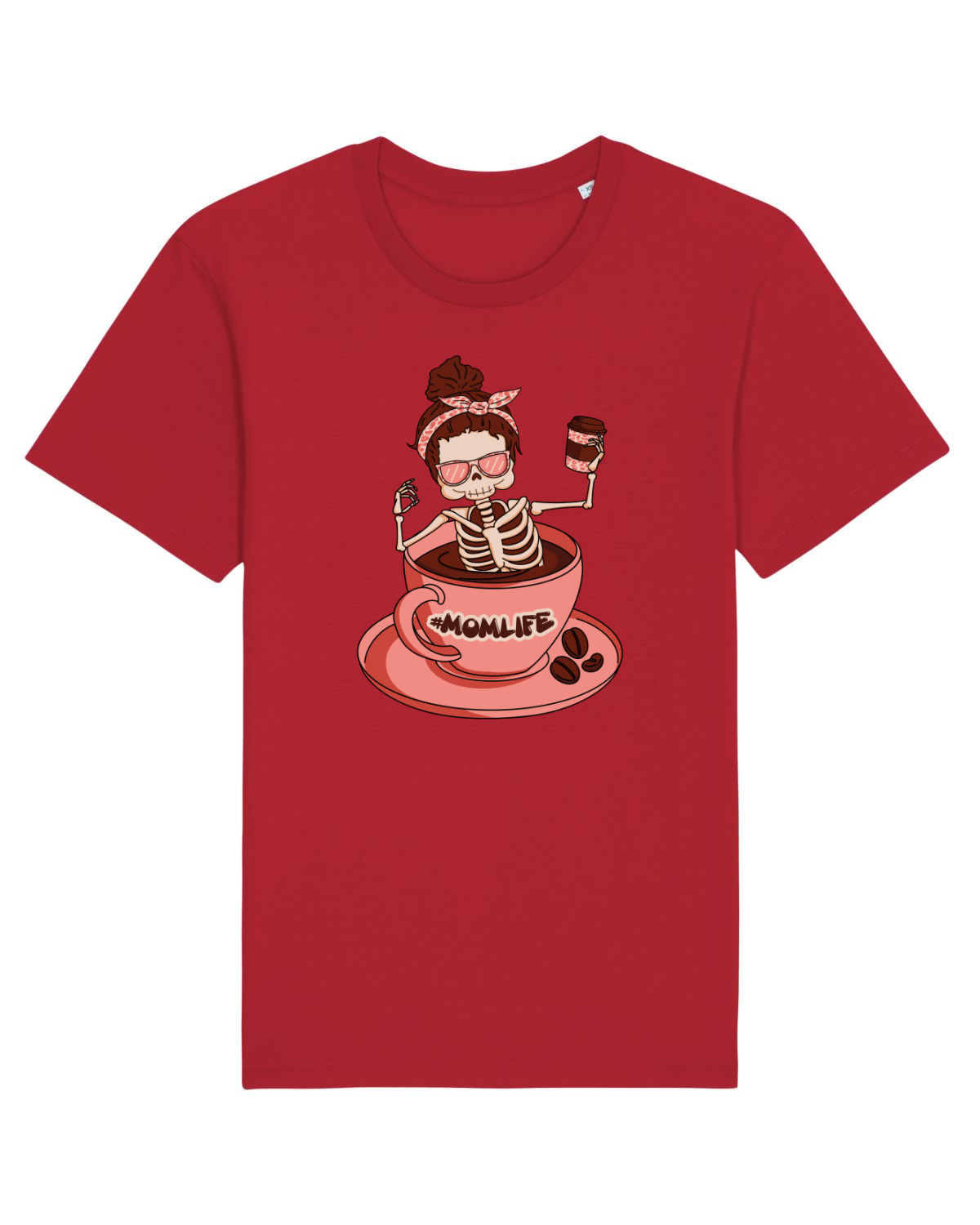 Tricou mânecă scurtă Unisex Rocker Red