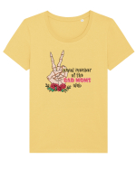 pentru mame moderne - Proud member of the bad moms club Tricou mânecă scurtă guler larg fitted Damă Expresser