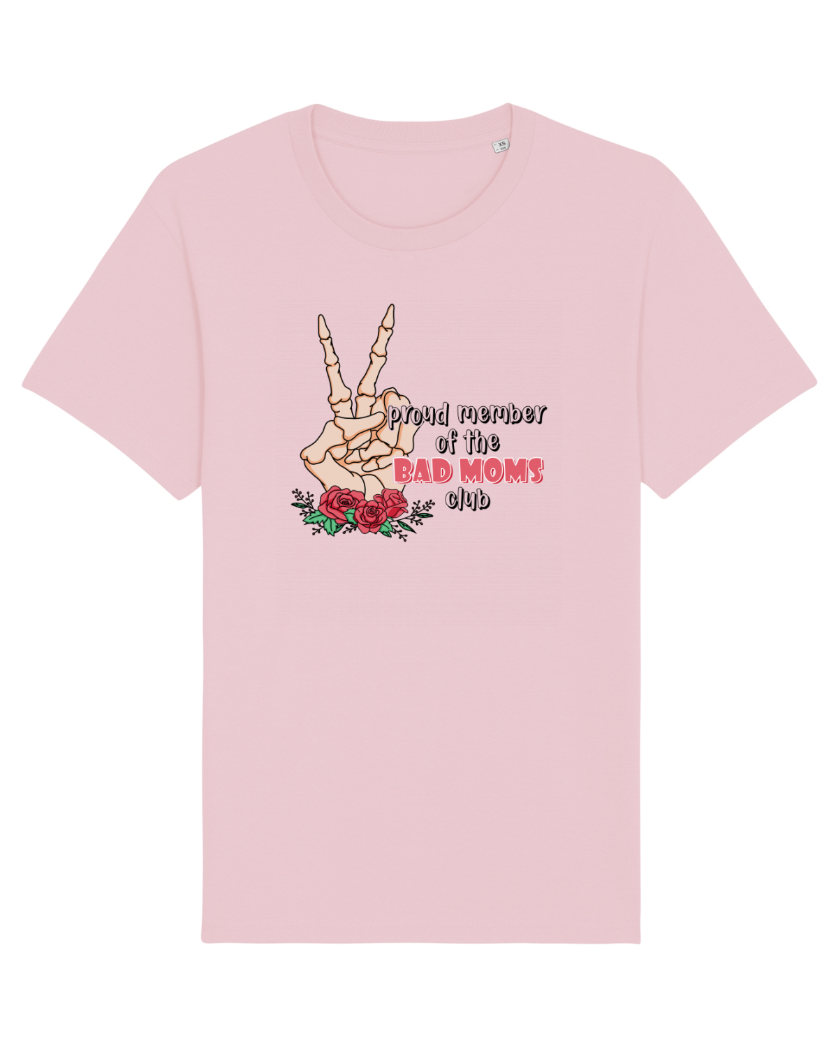 Tricou mânecă scurtă Unisex Rocker Cotton Pink