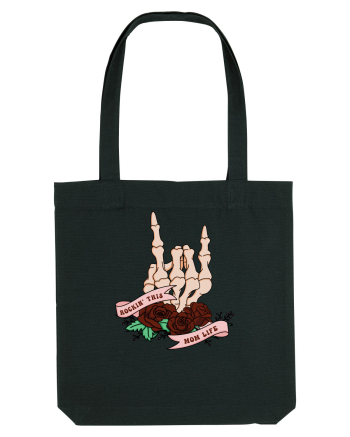 pentru mame moderne - Rockin this mom life Black