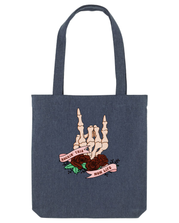 pentru mame moderne - Rockin this mom life Midnight Blue
