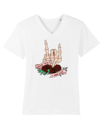 pentru mame moderne - Rockin this mom life Tricou mânecă scurtă guler V Bărbat Presenter