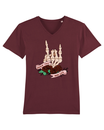 pentru mame moderne - Rockin this mom life Burgundy
