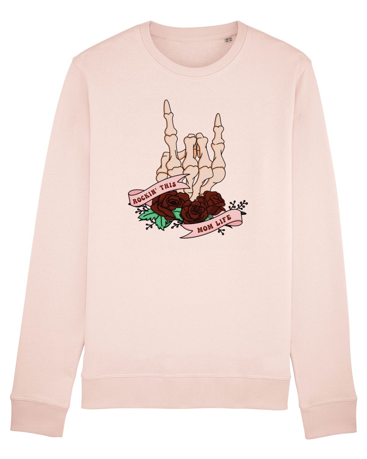 Bluză mânecă lungă Unisex Rise Candy Pink