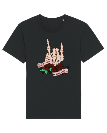 pentru mame moderne - Rockin this mom life Black