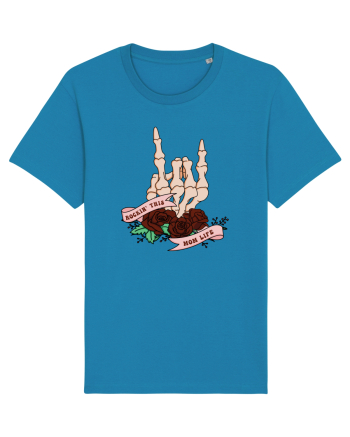 pentru mame moderne - Rockin this mom life Azur