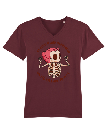 pentru mame moderne - Stressed and depressed Burgundy