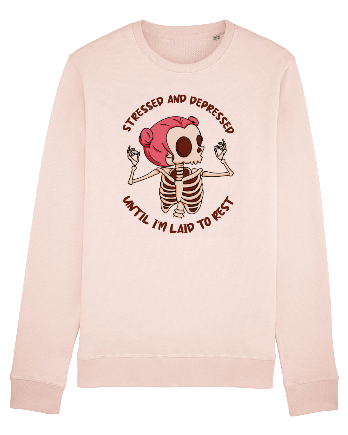 Bluză mânecă lungă Unisex Rise Candy Pink