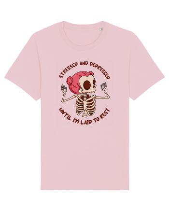 pentru mame moderne - Stressed and depressed Cotton Pink