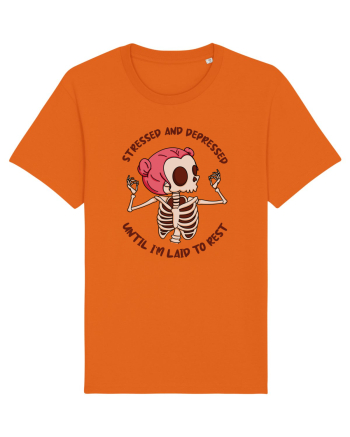 pentru mame moderne - Stressed and depressed Bright Orange
