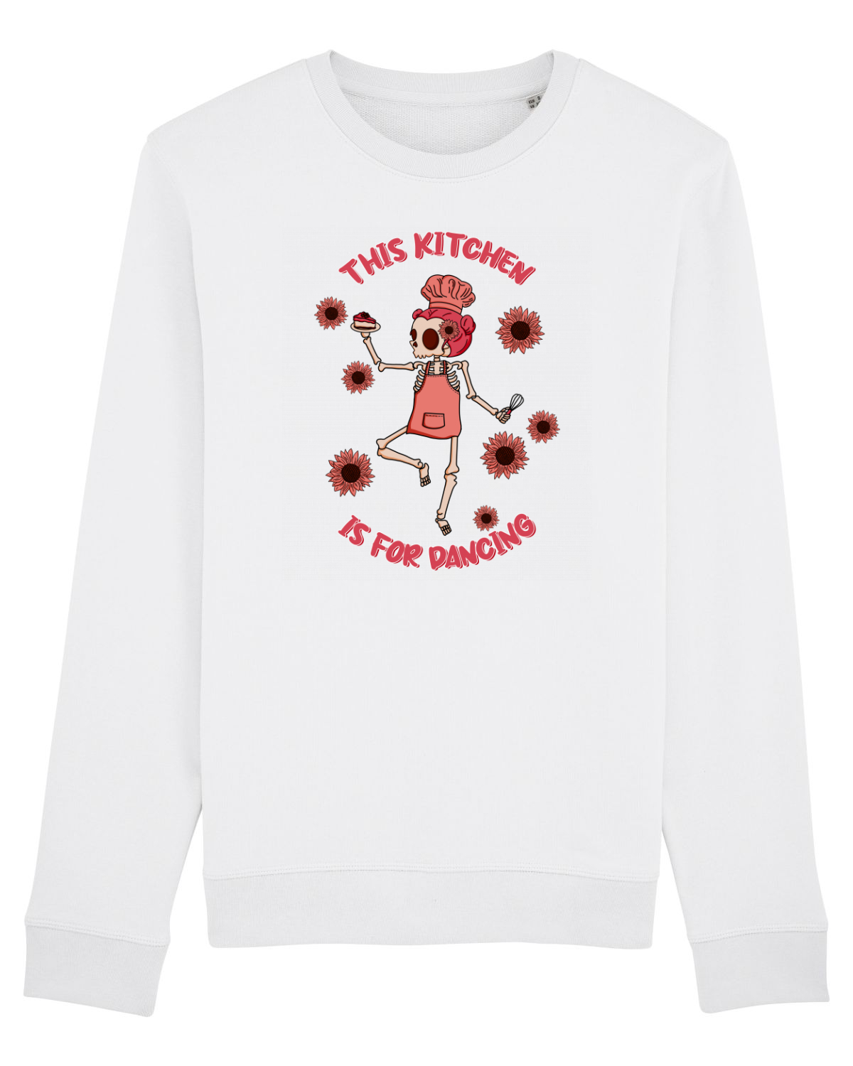 Bluză mânecă lungă Unisex Rise White