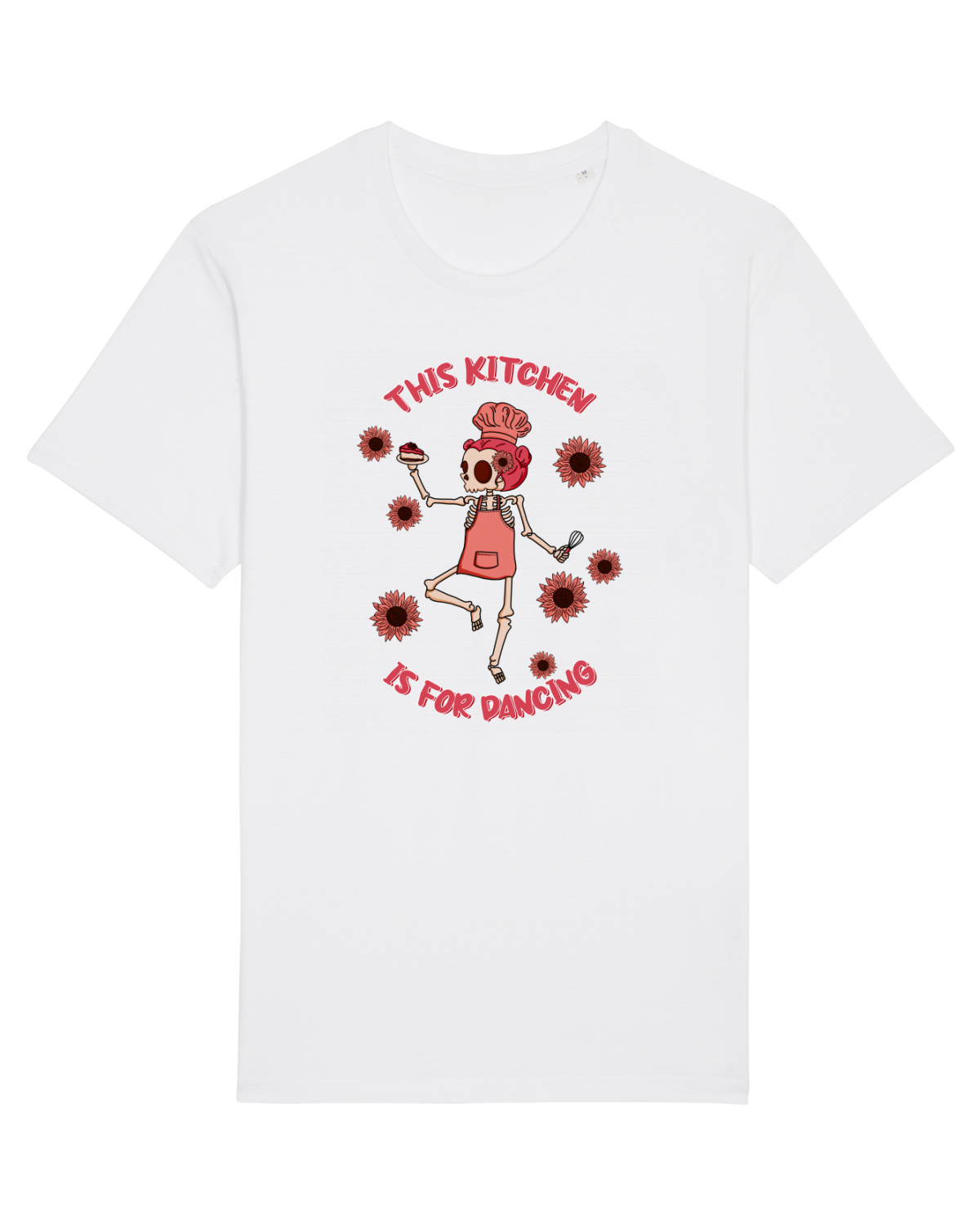 Tricou mânecă scurtă Unisex Rocker White
