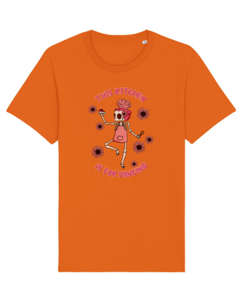 pentru mame moderne - This kitchen is for dancing Bright Orange