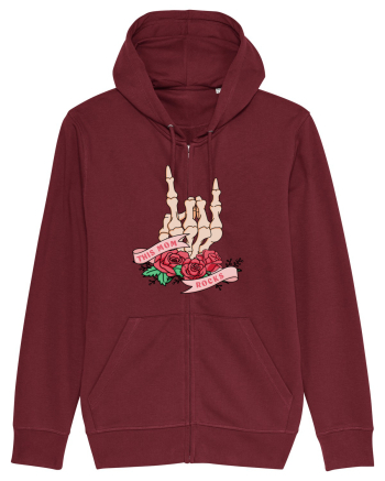 pentru mame moderne - This mom rocks Burgundy