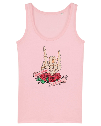 pentru mame moderne - This mom rocks Cotton Pink