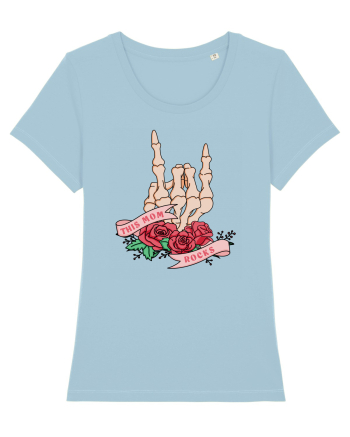 pentru mame moderne - This mom rocks Sky Blue
