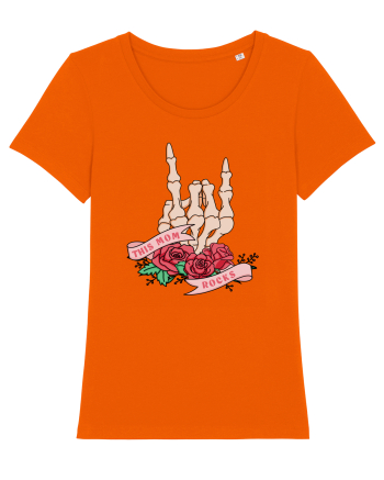 pentru mame moderne - This mom rocks Bright Orange