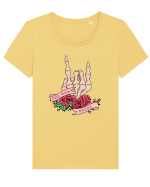 pentru mame moderne - This mom rocks Tricou mânecă scurtă guler larg fitted Damă Expresser