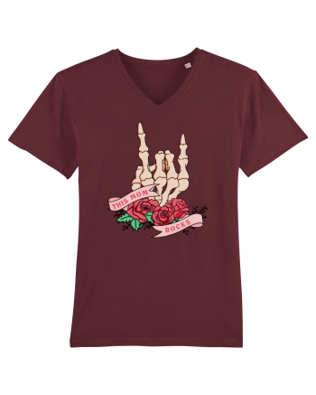 pentru mame moderne - This mom rocks Burgundy