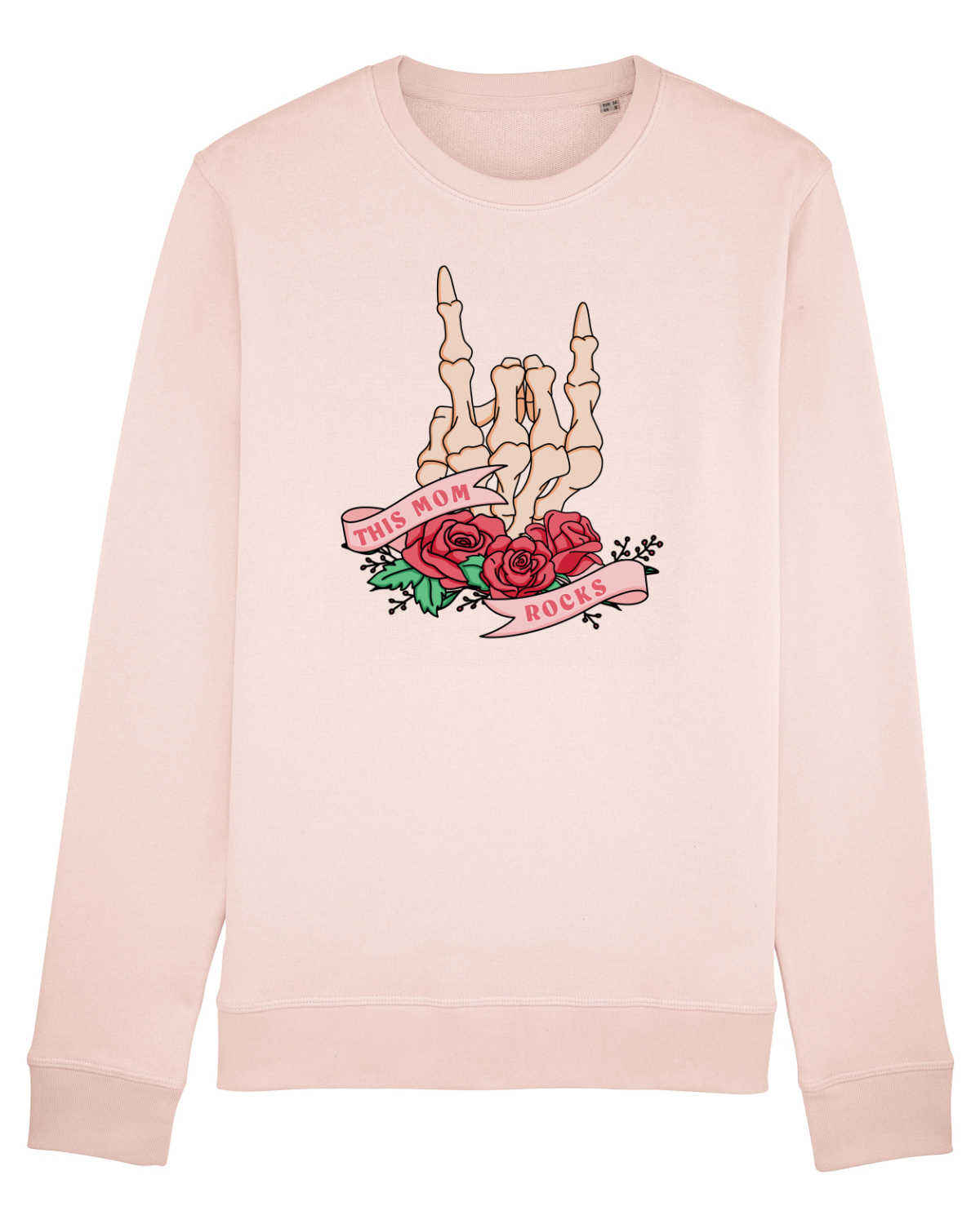 Bluză mânecă lungă Unisex Rise Candy Pink