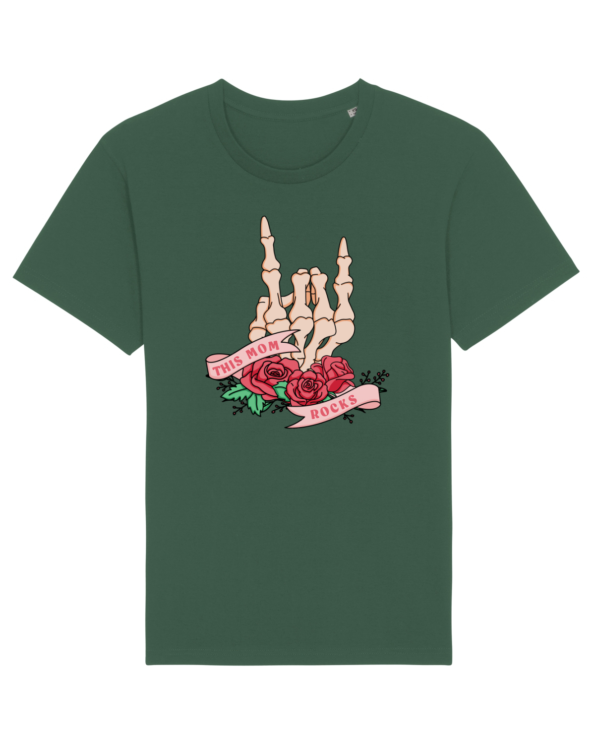 Tricou mânecă scurtă Unisex Rocker Bottle Green