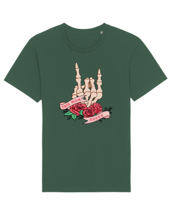 pentru mame moderne - This mom rocks Bottle Green