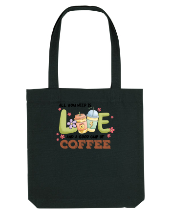 pentru mamele iubitoare de cafea - All you need is love and coffee Black