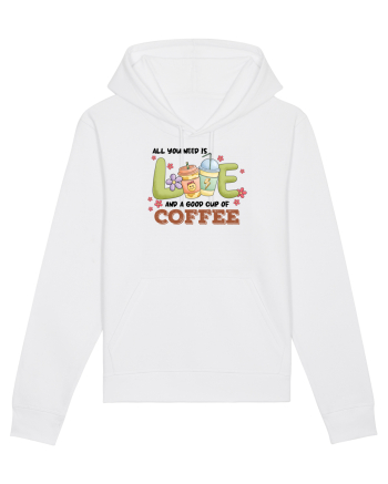 pentru mamele iubitoare de cafea - All you need is love and coffee White