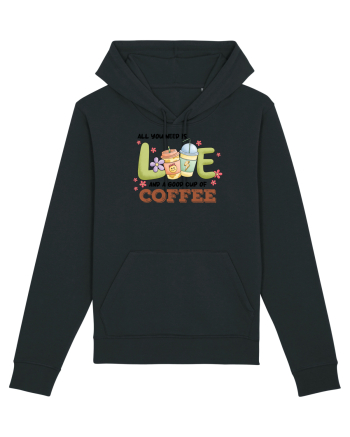 pentru mamele iubitoare de cafea - All you need is love and coffee Black