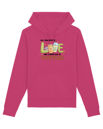 pentru mamele iubitoare de cafea - All you need is love and coffee Raspberry