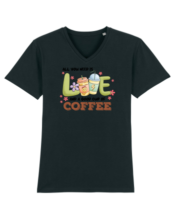 pentru mamele iubitoare de cafea - All you need is love and coffee Black