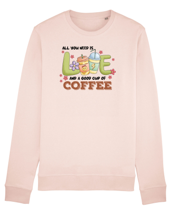 pentru mamele iubitoare de cafea - All you need is love and coffee Candy Pink
