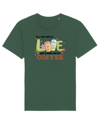 pentru mamele iubitoare de cafea - All you need is love and coffee Bottle Green