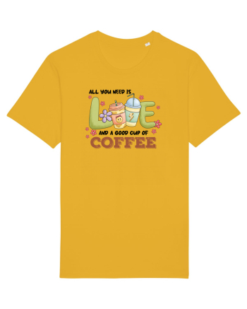 pentru mamele iubitoare de cafea - All you need is love and coffee Spectra Yellow