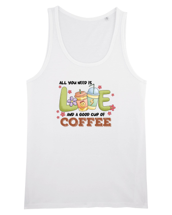 pentru mamele iubitoare de cafea - All you need is love and coffee White