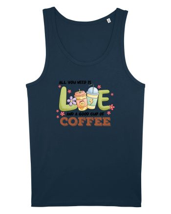 pentru mamele iubitoare de cafea - All you need is love and coffee Navy