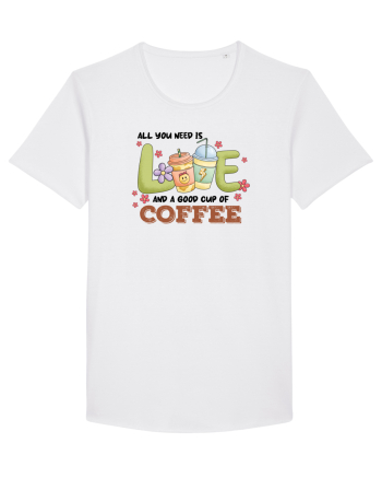 pentru mamele iubitoare de cafea - All you need is love and coffee White