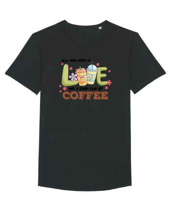pentru mamele iubitoare de cafea - All you need is love and coffee Black