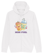 pentru mamele iubitoare de cafea - Coffee - mom fuel Hanorac cu fermoar Unisex Connector