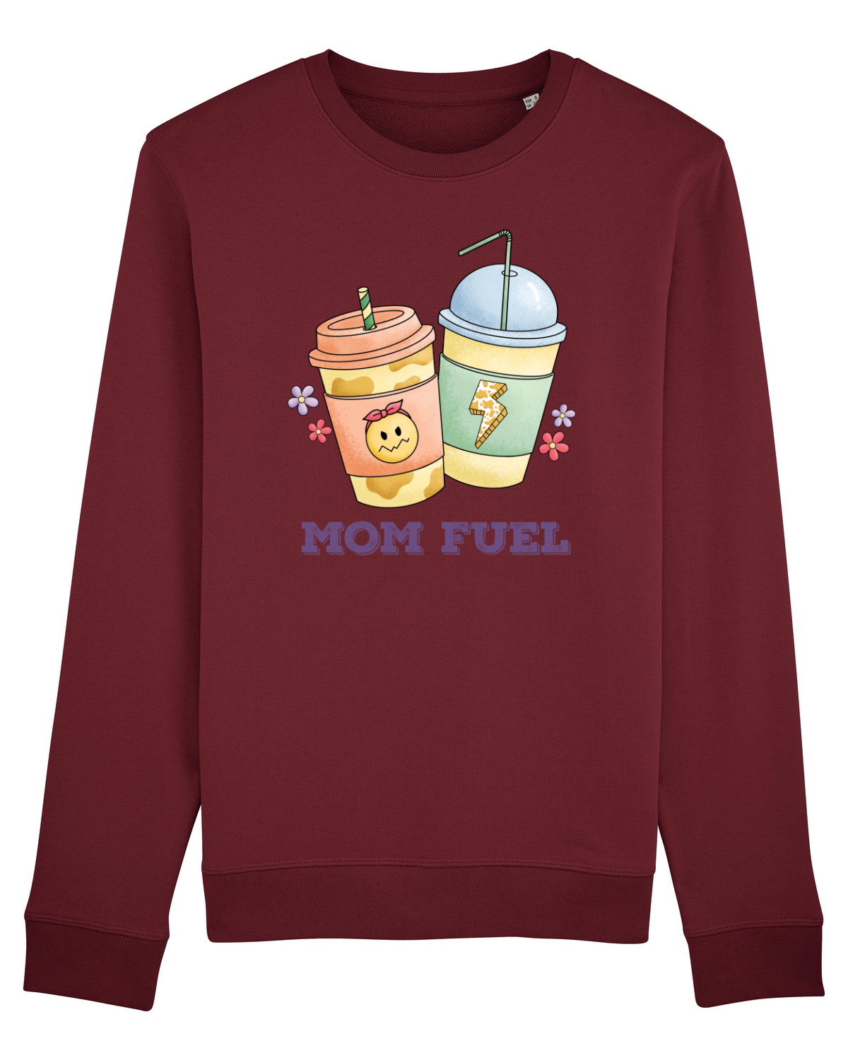 Bluză mânecă lungă Unisex Rise Burgundy