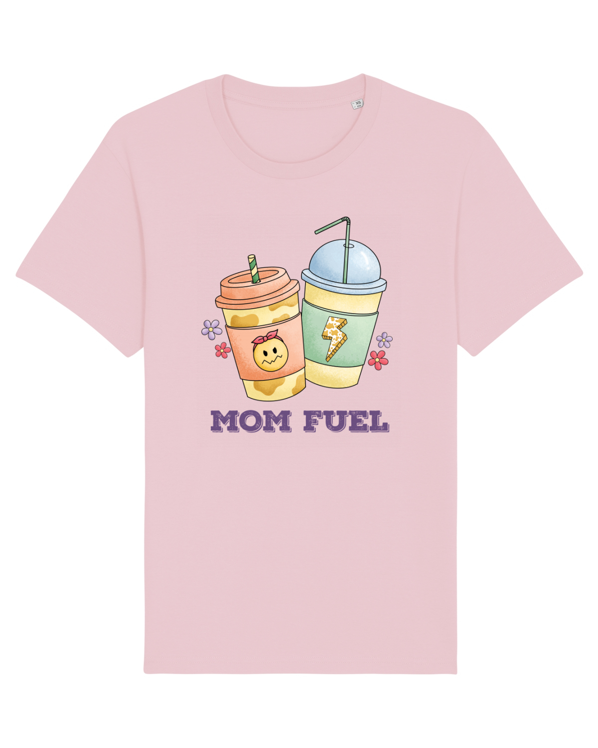 Tricou mânecă scurtă Unisex Rocker Cotton Pink
