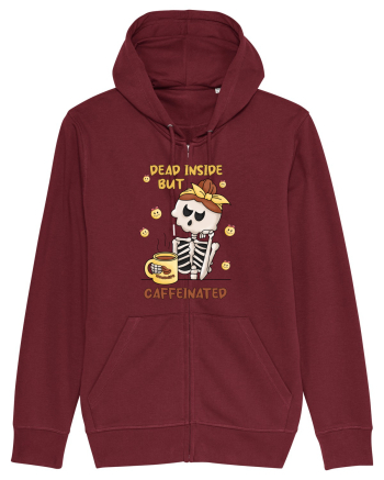 pentru mamele iubitoare de cafea - Dead inside but caffeinated Burgundy