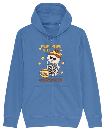 pentru mamele iubitoare de cafea - Dead inside but caffeinated Bright Blue