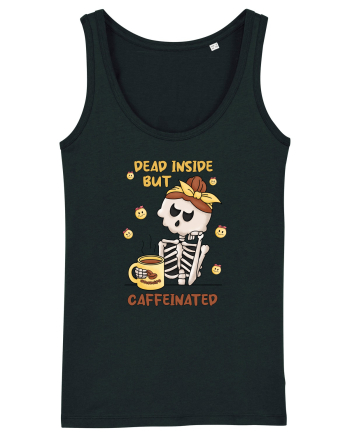 pentru mamele iubitoare de cafea - Dead inside but caffeinated Black