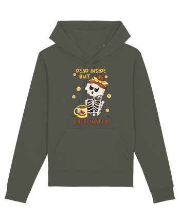 pentru mamele iubitoare de cafea - Dead inside but caffeinated Khaki