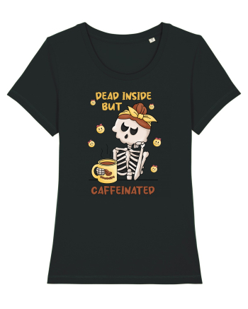 pentru mamele iubitoare de cafea - Dead inside but caffeinated Black